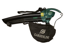 Gardenline Elektro-Laubsauger-/- bläser GLLS 2505 | Starke 2500 Watt | Grün