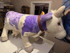 Milka XXL Kuh Lila ca. 78 x 40 cm groß Stofftier Plüschtier Milka Kuh