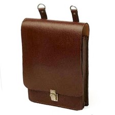 Original NVA Kartentasche Leder DDR Offizier Meldetasche Ledertasche Grenztruppe