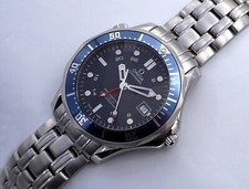 GESUCHTE OMEGA SEAMASTER DIVER GMT AUTOMATIK REF.: 25358000 ZERTIFIKAT/BOX
