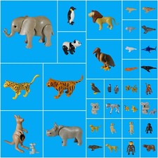 Playmobil - Tier Zoo-Tiere Tierpark Wildtiere - Tiger Robbe Bär Panda Affe Löwe