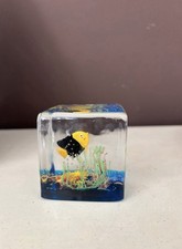 Murano Glas Aquarium Würfel