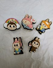 Croc Charms Bundle Cute Monster Bunny 5 Items Shoes Charms Labu