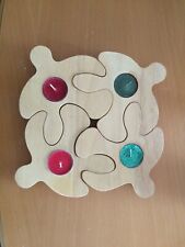 4 Teelichthalter aus Holz - Familienkreis - Freundeskreis TOP!