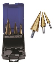 BGS 3x Stufenbohrer-Set