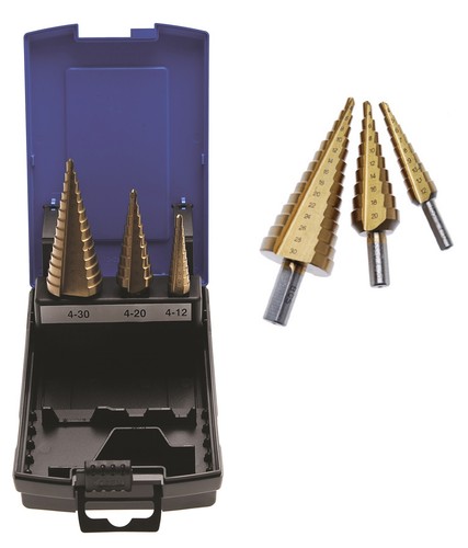 Bgs stufenbohrer set - bgs, stufenbohrer-set