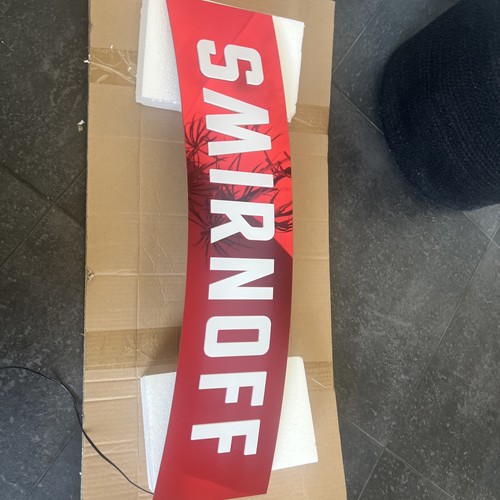 Smirnoff werbe lampe - werbe,