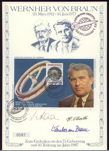 Oberth staats signed - h., oberth,