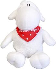 Sheepworld - 45563 - Schaf mit Halstuch Glücksbringer, ca. 18 cm, weiß, sitzend