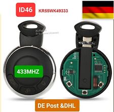 NEU FUNK SCHLÜSSEL 433MHz ID46 FÜR MINI COOPER CLUBMAN CABRIO R56 R57 R58 R60