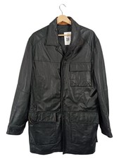 Windsor Herren Lederjacke Klassisch Schwarz Gr. 50/L