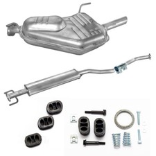 Komplett Auspuffanlage fur Opel Vectra B 1.6 -16V Auspuff + ANBAUSATZ Neu