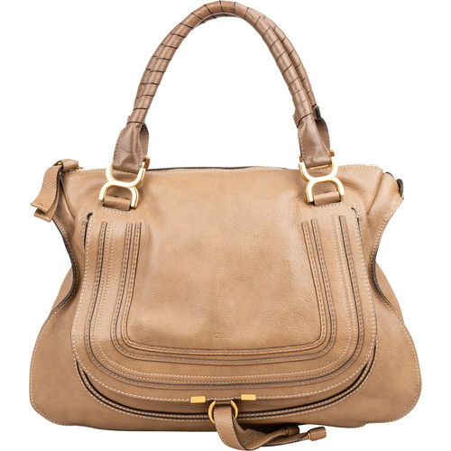 Chloé grained leather marcie - grained,
