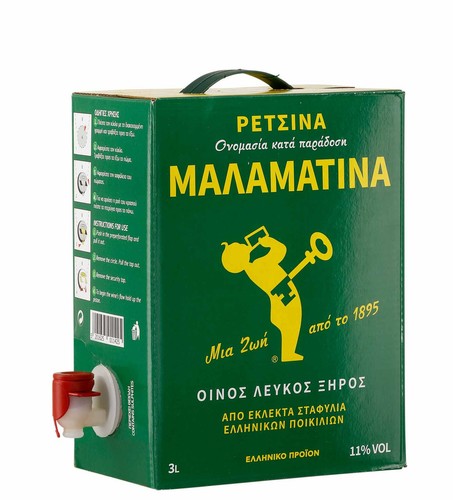 Retsina malamatina 0l - retsina,