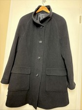 Gil Brett, Mantel, Cape, Kurz Mantel, Gr.44, Wolle Kaschmir, Schwarz, Nw.