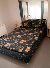 Polsterbett 140 x 200 mit Topper  und Bettkasten