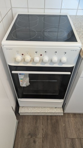 Elektroherd mit ceranfeld und - mit,