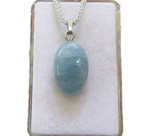 Aquamarin Cabochon Anhänger Nr. 5044