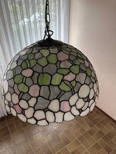 Tiffany Stil Hängelampe – Glas Mosaik – Jugendstil – Deckenlampe – Vintage