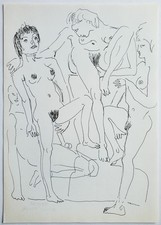 Zeichnung Federzeichnung Tinte