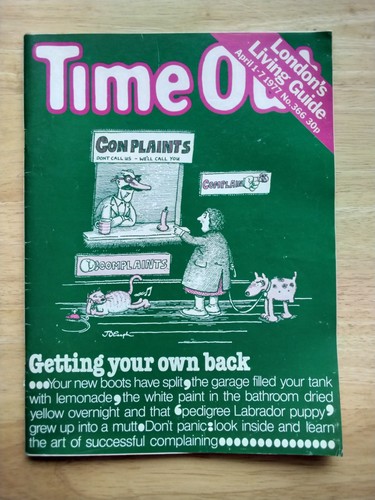 Time out magazine april - time,