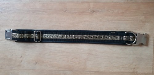 Hundehalsband leder schwarz - hundehalsband,