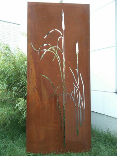 Garten sichtschutzwand rost - sichtschutzwand,
