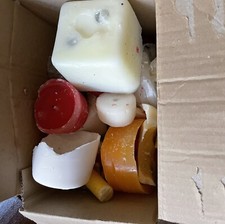 5 kg Wachsreste, vers. Kerzenreste, Duft- Schmelzkerzen, Stumpen, Paraffinwachs