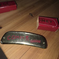 Hohner Mundharmonika Comet  40 Löcher     Goldfarben.  Gebraucht
