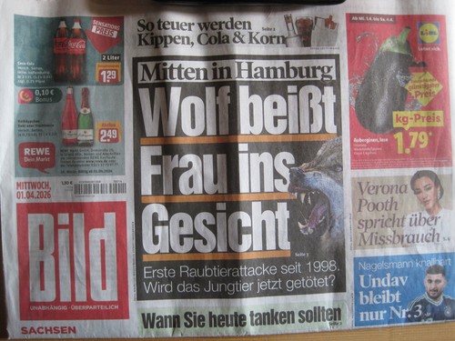 Bild zeitung 04 - , 01.04.2026