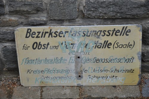 Altes blechschild - altes,