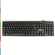 Acer deutsche PC Tastatur AKW900 USB kabelgebunden QWERTZ Layout Nummernblock
