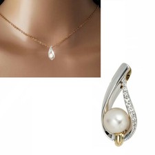 Anhänger Diamanten Perle