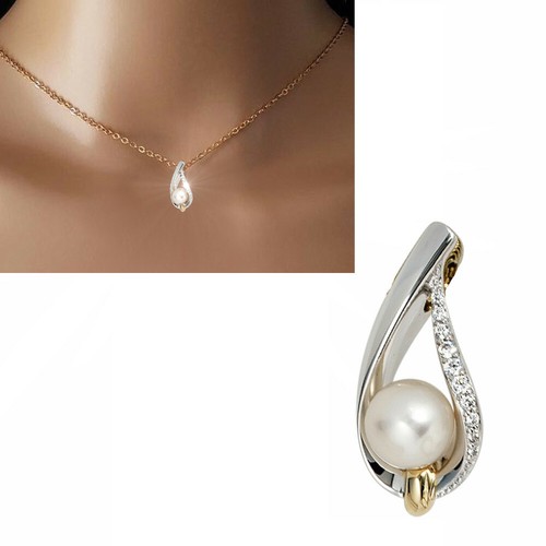 Anhänger diamanten perle - anhänger,