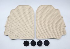 Auto Gummi Matten Fußmatten hinten beige Original BMW 5er F10 F10 M2445