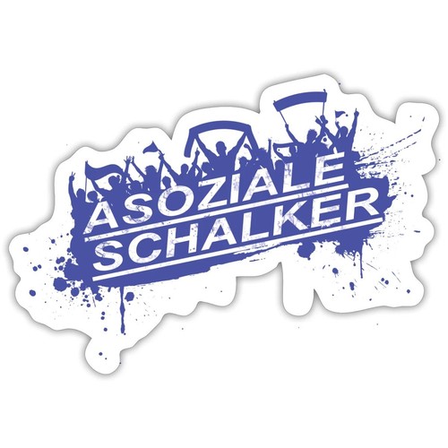 Asoziale schalker fan design - asoziale,