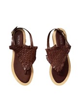 Damen  Sandalen 38 Nurage  Echtleder Zehentrenner  braun Sommer Freizeit Strand