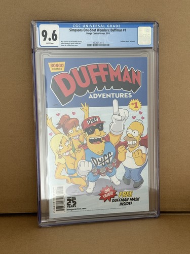 Duffman adventures cgc 9 6 - adventures,
