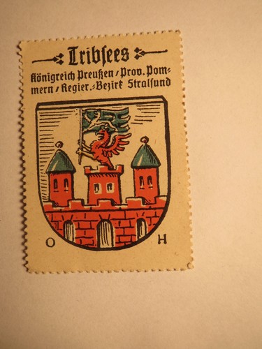 Tribsees reklamemarke kaffee - tribsees, /