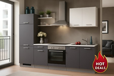Schöne Küche mit Graphit B/H/T: ca. 270x200x60 cm