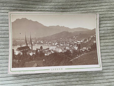 Schweiz Luzern Cabinet Photo Karte 16X10,5