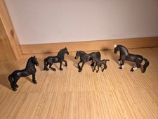 Schleich Pferde Friesen, vier
