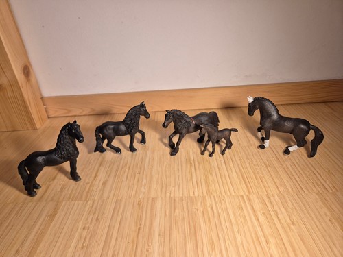 Schleich pferde friesen - schleich, friesen,