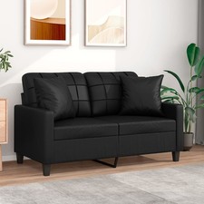 Sofa sitzer mit zierkissen - sofa,