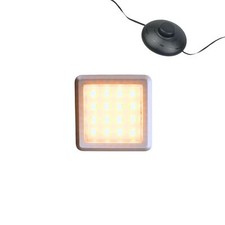 LED Vitrinenleuchte 3000K 1-10er Set 12V Fußschalter silber Unterbauleuchte