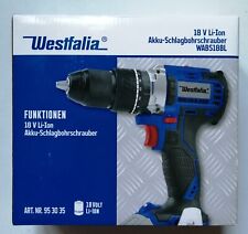 Westfalia Akku-Schlagbohrschrauber WABS18BL 18 V Li Ion Bürstenloser Motor 