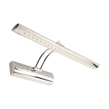 LED Wandlampe Spiegelleuchte Edelstahl mit Schalter B: 40,5 cm in Chrom 3900 K