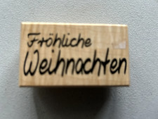 Rayher Fröhliche Weihnachten - Holzstempel Grußkarte Weihnachten