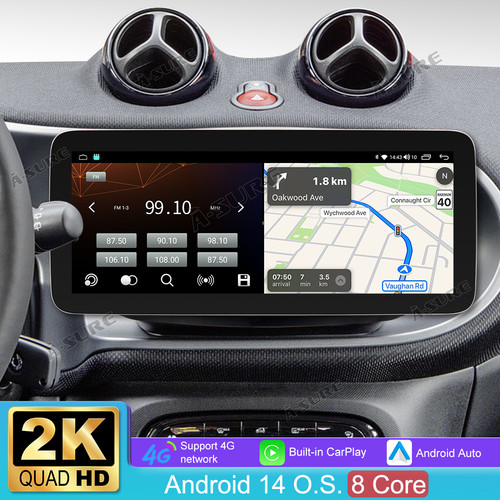 Carplay 64g android 15 - 12.3"carplay,