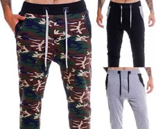 Young & Rich Herren camouflage Jogginghose Baggy Sweat pant tief sitzend 3318 